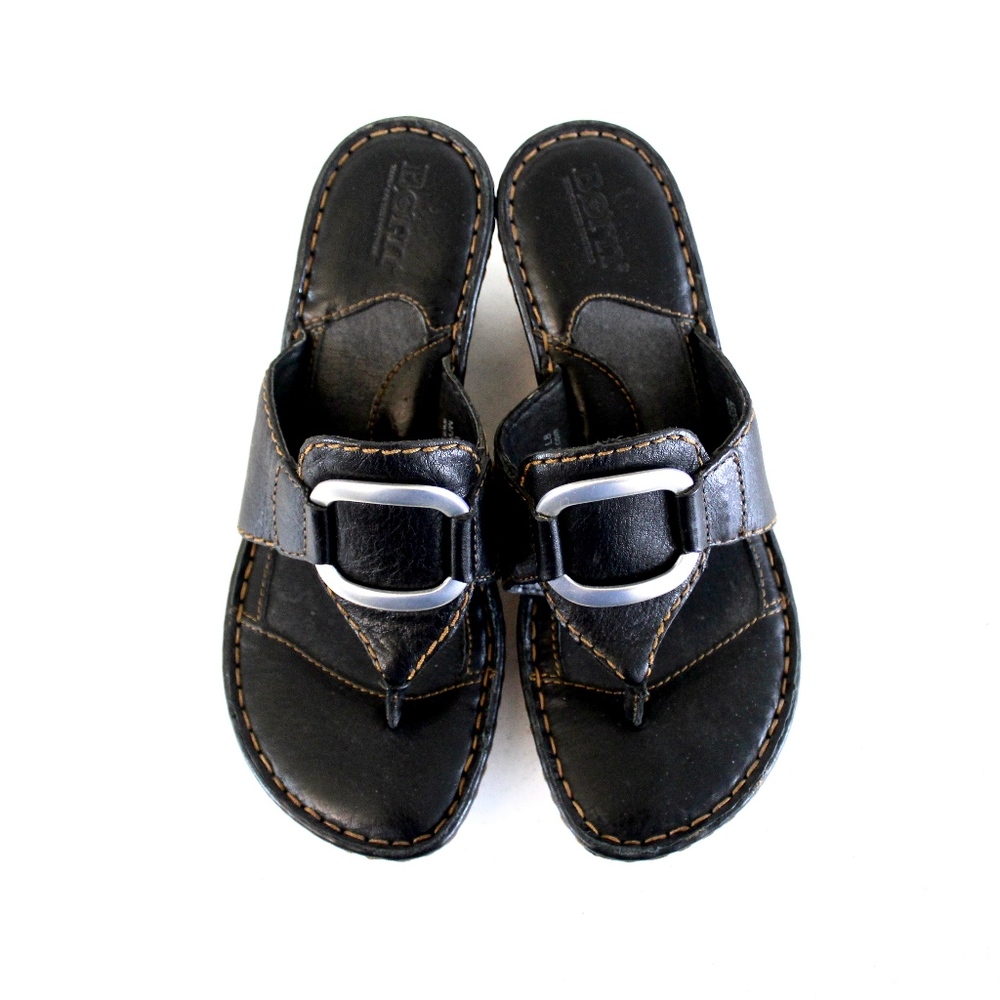 Born Black Sandal Wedges! :)